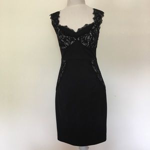 Ted Baker London LBD with lace insets
